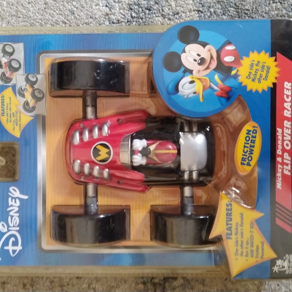 Disney Red and Black Racing Toy Car